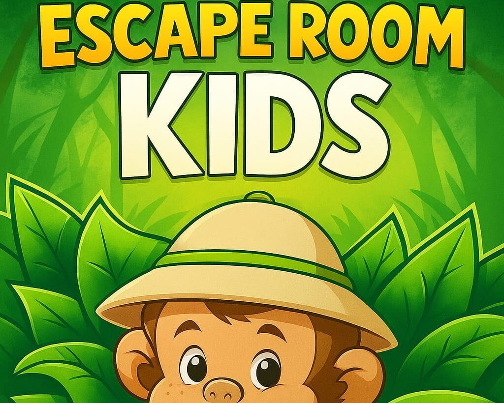 Kids together searching in rooms and accept challenges