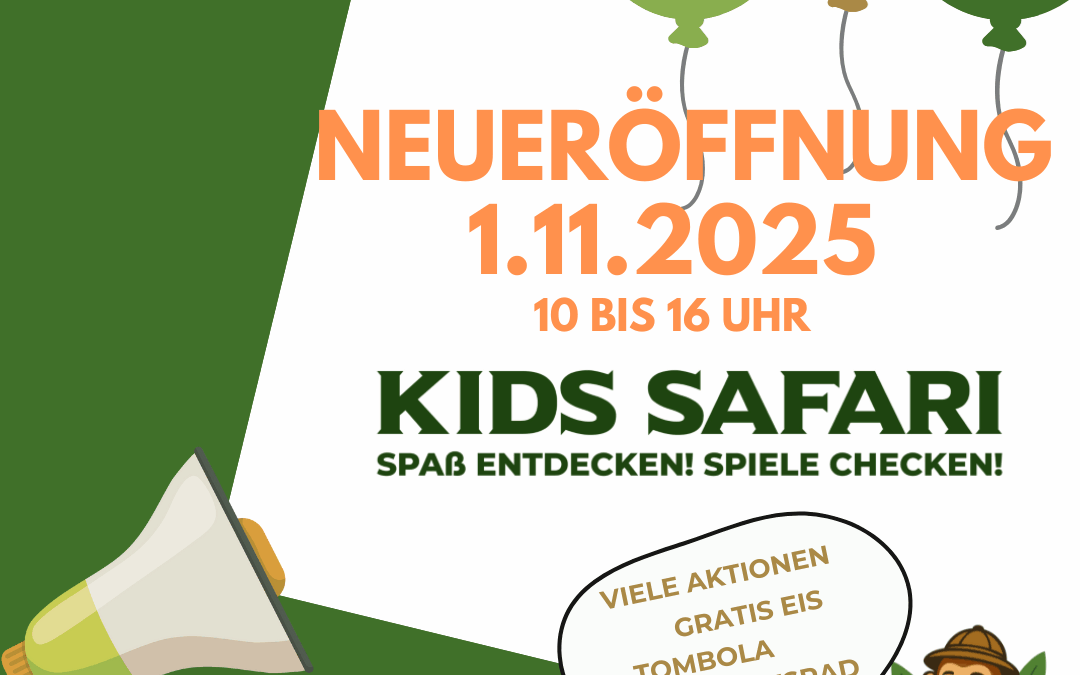 !!! Neueröffnung am 1. November 2025 von 10 bis 16 Uhr !!!